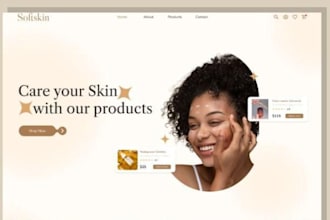 skincare website cosmetics website salon website spa website beauty website skin