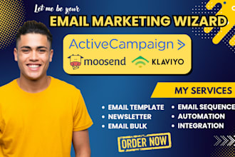 setup moosend activecampaign email template klaviyo newsletter email campaign