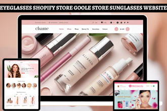 build cosmetic store beauty shopify makeup eyelashes store cosmetic website