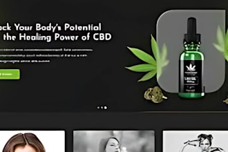 shopify ecommerce website development, cbd store