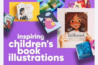 illustrate children story book, illustration of children story, picture book