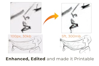 upscale image, enhance ai and colorize restore photo