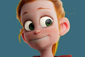 do 3d character modeling 3d cartoon character 3d character design 3d rigging