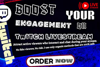 organically do twitch channel promotion to increase live viewers and engagement
