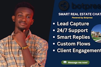 build a botpress chatbot for real estate customer support