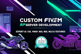 design custom mc patches for your fivem gta v roleplay server