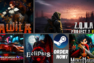 do steam capsule art game banner game ui game poster game logo steam graphics