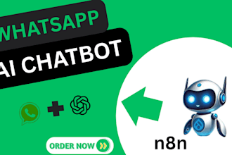 build your whatsapp chatbot automation, business API, twilio, n8n