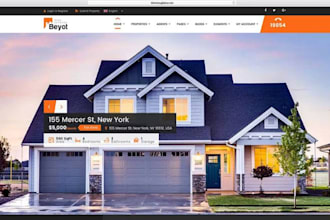 build realtor, agent real estate website with idx mls integration on wordpress