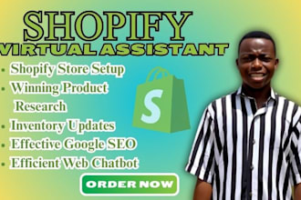 be your expert shopify virtual assistant, dropshipping mentor, ecommerce coach
