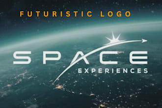design futuristic logo y2k cyberpunk tech wear, sci fi animation mecha robot