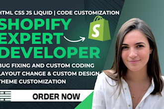 do shopify bug fix shopify liquid shopify custom code and customization