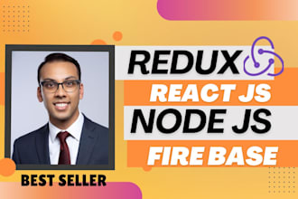 make a perfect web apps using reactjs react hooks redux react firebase replit ai