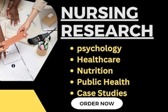 write content in nursing, healthcare, nutrition and psychology