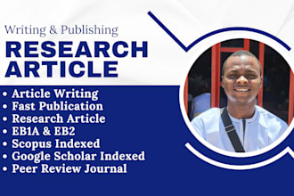 write and publish research article in high indexed google scholar journal