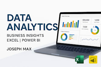 be your data analyst for insightful data analytics