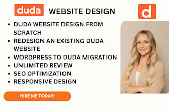 design a website using the duda website builder duda website design