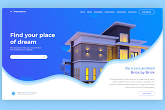 create real estate website, life insurance website, life coaching website,