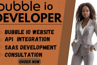 build custom bubble io webite bubble mvp saas websites as bubble developer saas