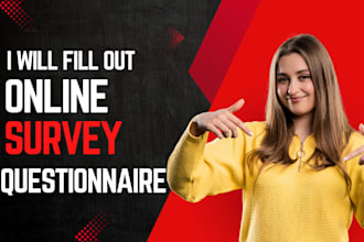 reach online survey respondent to fill online survey questionaire
