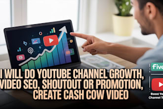 do youtube channel growth, video SEO shoutout or promotion create cash cow video