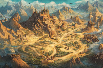 draw a professional fantasy map for you