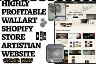 build wallart shopify printable wallart canvas art store wallart artwork website