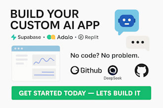 build web app with loveable ai  bolt github supabase cusor replit deepseek adalo