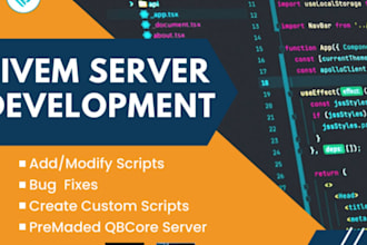 develop or fix your fivem server