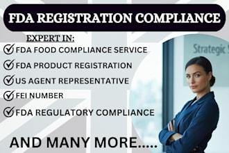 assist with import permit issuance and fda registration for food items in the US