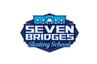 design modern ice skating school logo