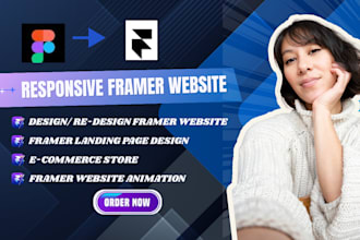 design and build framer websites or convert figma to framer landing pages