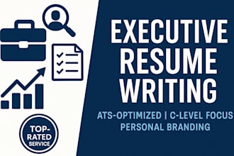 write powerful executive resume and cover letter for leadership brand