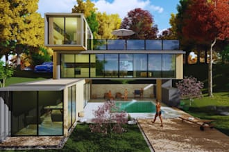 do 3d shipping container homes, apartment, tiny house, conex home layout design