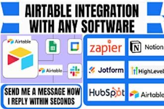 setup automate integrate airtable with zapier slack goggle sheets