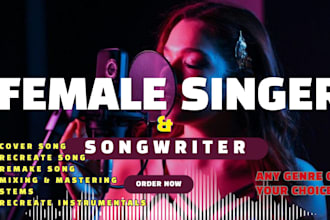 do cover, recreate song, remake beat, pop song cover any genre