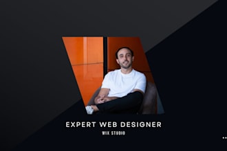 design a custom and modern wix studio website for your brand