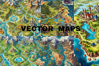 do vector maps, rv park maps,city or event maps,site maps,isometric map