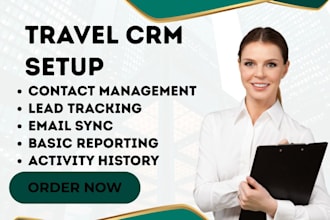 setup travel crm salesforce zoho hubspot bitrix24 wetravel travelworks odoo keap