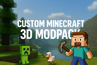create a custom 3d minecraft modpack with mods, shaders, and optimization