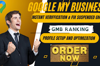do gmb  listing and verification, seo ranking optimization on google map