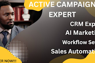 automate CRM and email using hubspot, activecampaign, pipedrive, vbout