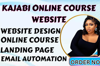 do kajabi online course website design, landing page, sales funnel