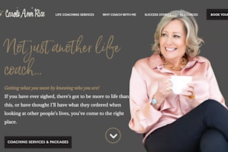 design a life coaching consultants speakers leaders trainers coaching website