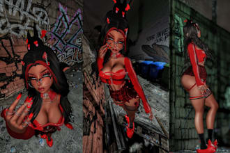 create custom 3d nsfw character models and animations