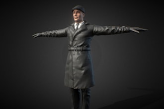 video games 3d model, cartoon character, 4k texture, ue5 rig for game, animation