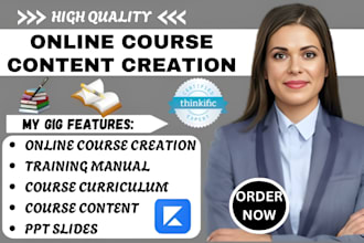 do online course creation course content course curriculum lesson plan