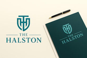 design unique law, consulting business or financial logo