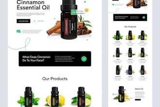 design hot selling supplement store supplement website