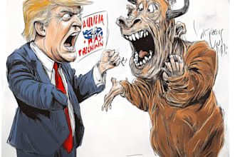 draw political cartoon and comic strip
